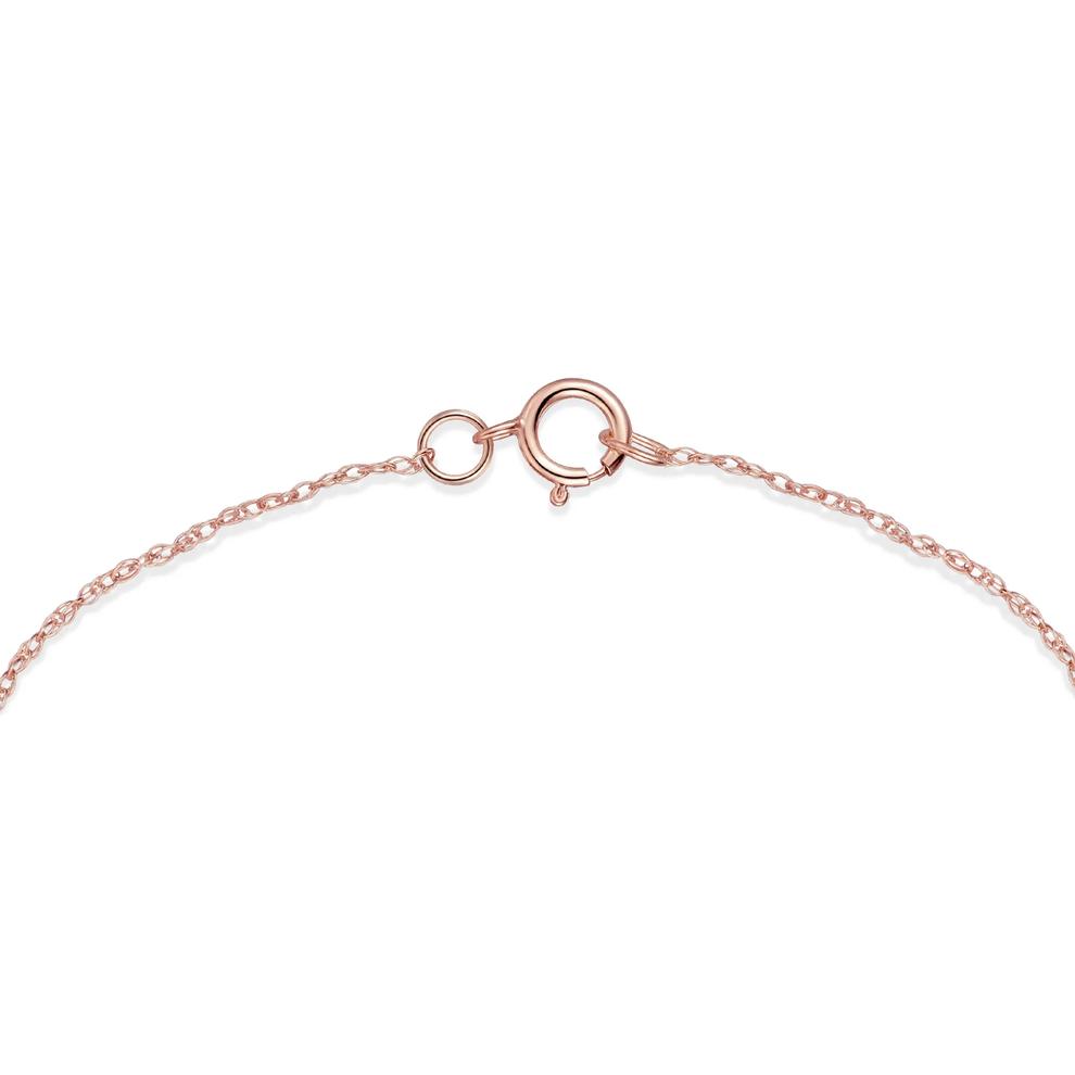 Diamond Heart Pendant in 10K Rose Gold (1/10 ct. tw.) – Image 2 of 4