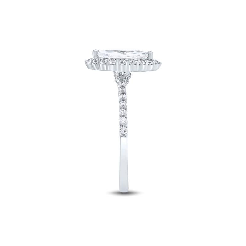 Lab Grown Diamond Marquise Engagement Ring in 14K White Gold &#40;1 3/4 ct. tw.&#41; – Image 3 of 4
