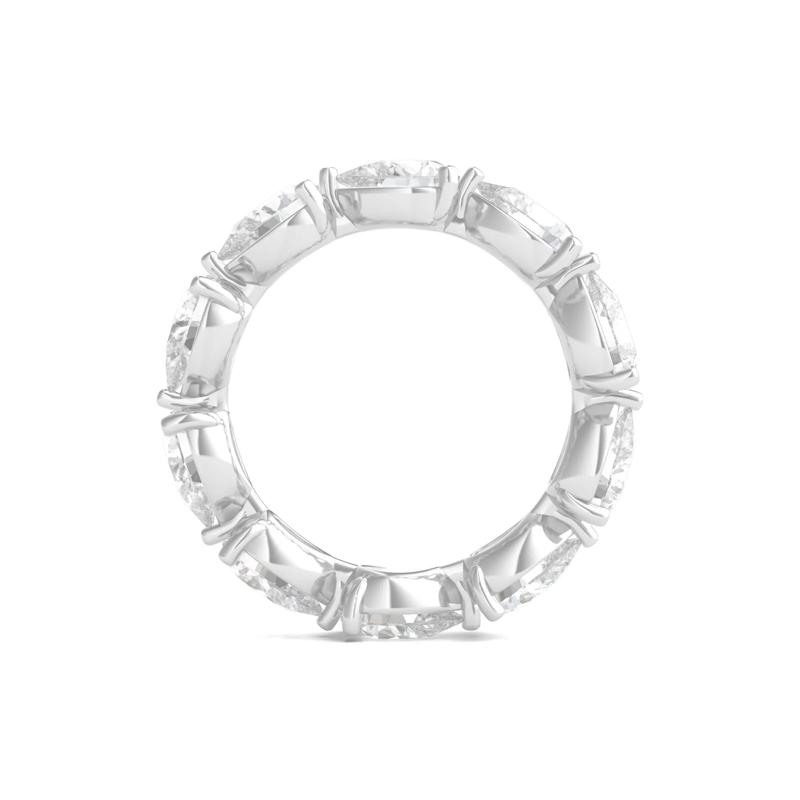 Pear-Cut Diamond Eternity Band in 14k White Gold &#40;5 ct. tw.&#41; – Image 2 of 3