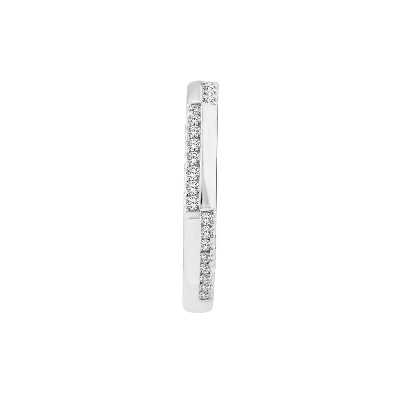 Diamond Stack Band in 10K White Gold &#40;1/4 ct. tw.&#41; – Image 3 of 3