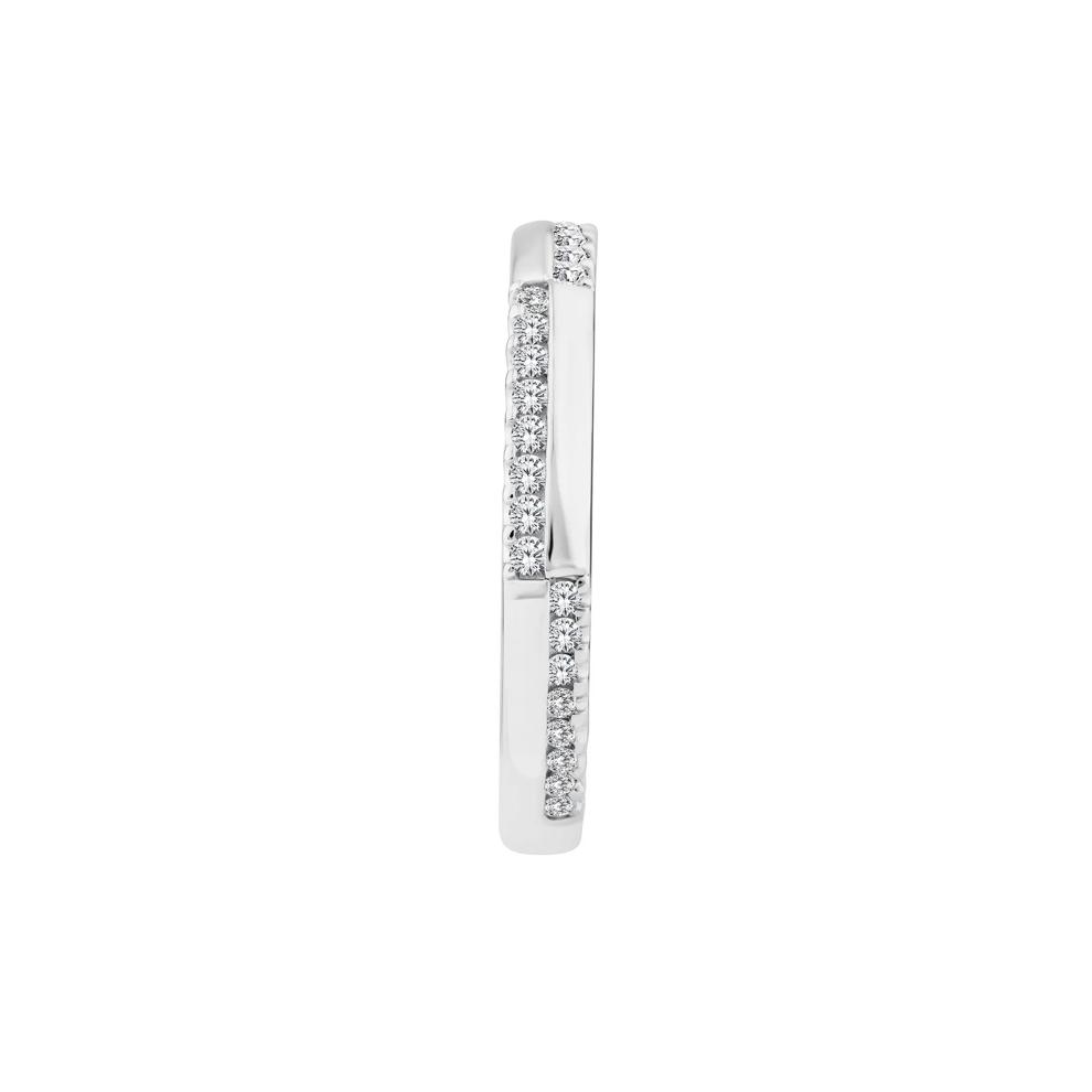 Diamond Stack Band in 10K White Gold (1/4 ct. tw.) – Image 3 of 3