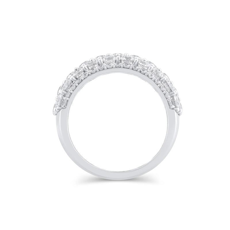 Diamond Multi-Row Band in Platinum &#40;3 ct. tw.&#41; – Image 2 of 3