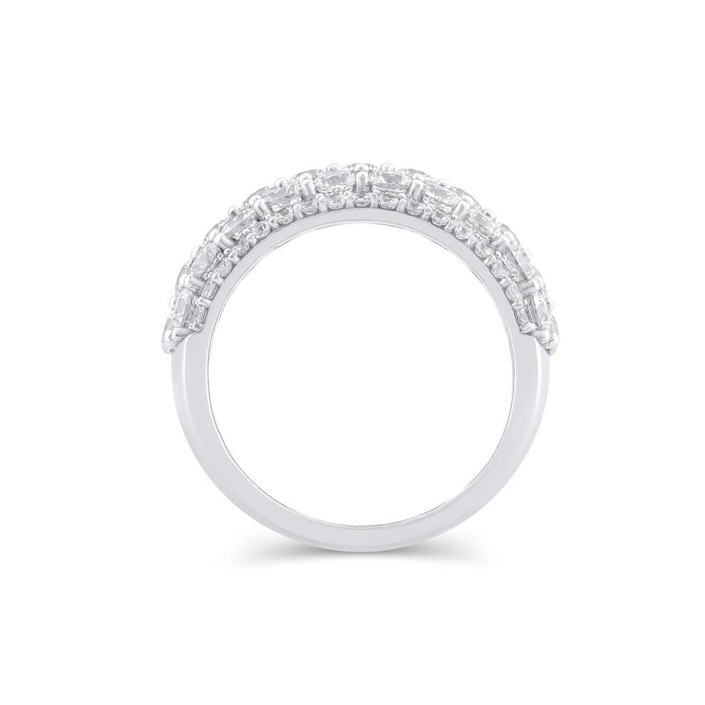 Diamond Multi-Row Band in Platinum (3 ct. tw.) – Image 2 of 3