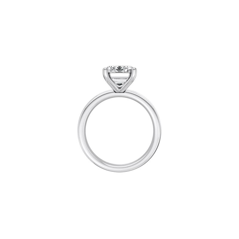 Lab Grown Diamond Emerald-Cut Solitaire Ring in 14K White Gold &#40;4 ct.&#41; – Image 2 of 4