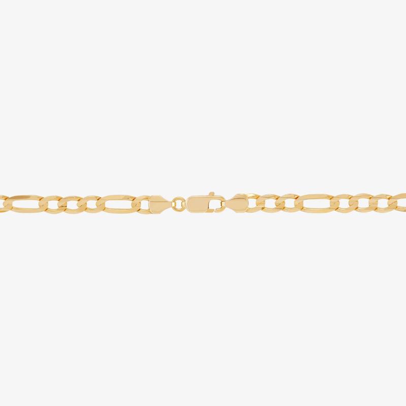 Diamond-Cut Figaro Concave Chain in 14K Yellow Gold – Image 2 of 2