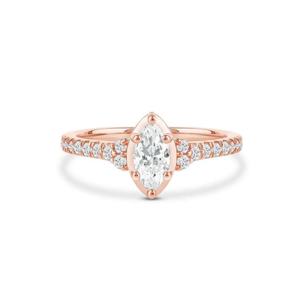 Marquise Diamond Engagement Ring in 14K Rose Gold (3/4 ct. tw.) – Image 1 of 4