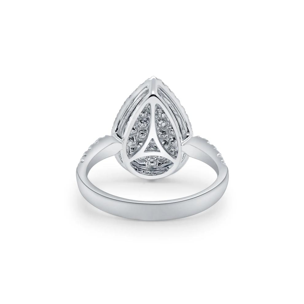 Yellow Diamond Pear-Shaped Ring in 14K White Gold (7/8 ct. tw.) – Image 5 of 5