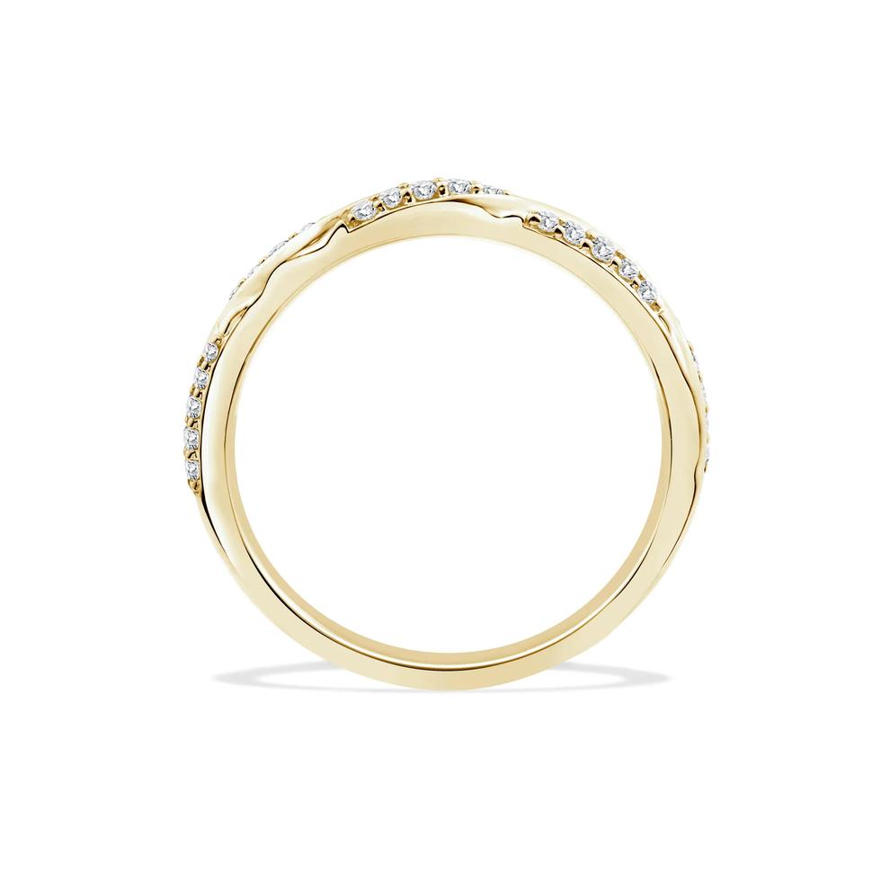 Lab Grown Diamond Matching Band in 18K Yellow Gold (1/7 ct. tw.) – Image 2 of 4