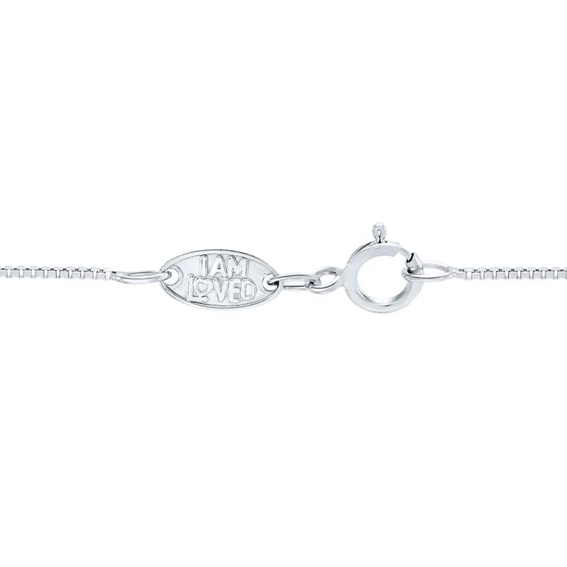 Diamond Palm Tree Pendant with Heart Accent in Sterling Silver &amp; 14K Rose Gold – Image 3 of 3