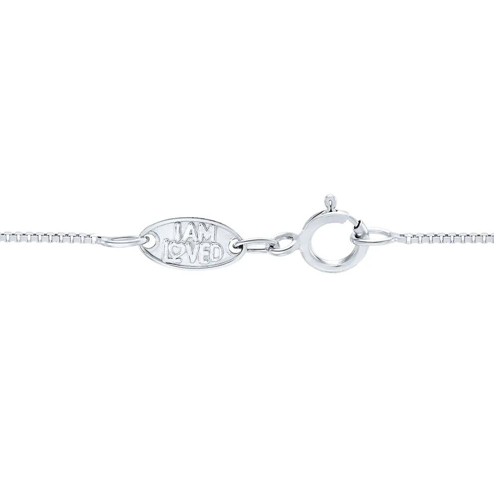 Diamond Palm Tree Pendant with Heart Accent in Sterling Silver &amp; 14K Rose Gold – Image 3 of 3