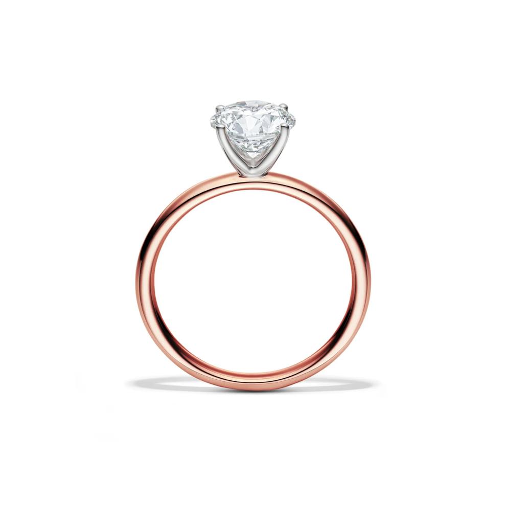 Diamond Round Brilliant Cut Solitaire Engagement Ring in 14K Rose Gold (1 1/2 ct.) – Image 2 of 5