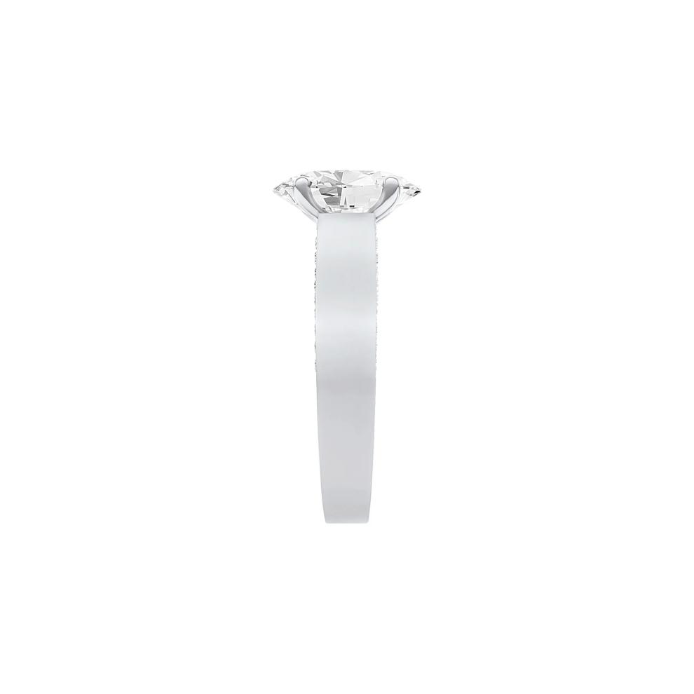 Lexi Lab Grown Diamond Oval Engagement Ring in Platinum (3 1/3 ct. tw.) – Image 3 of 4