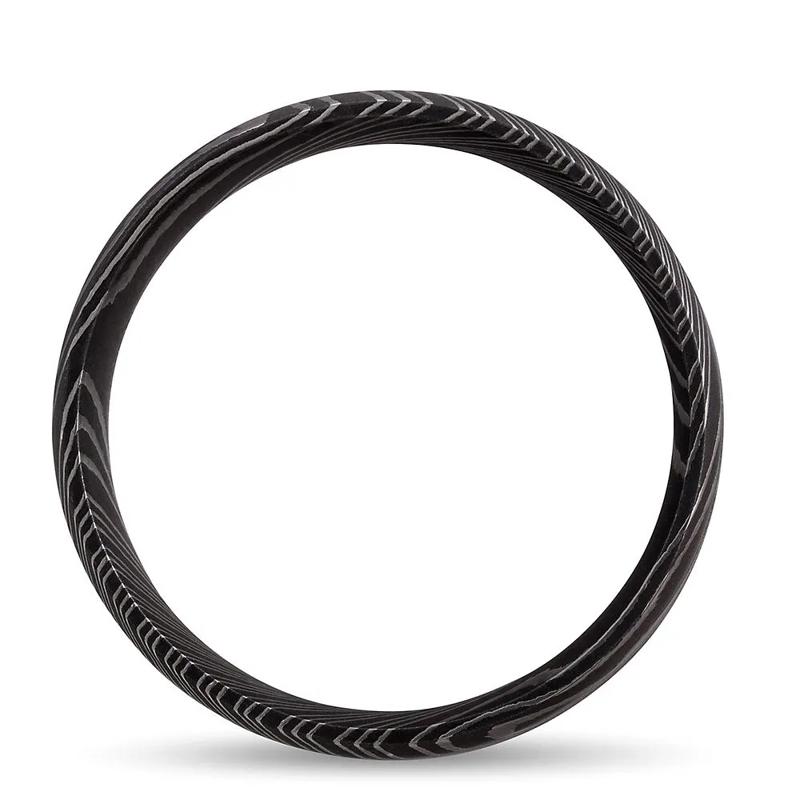 Men&#39;s Band in Damascus Steel, 7MM – Image 2 of 3