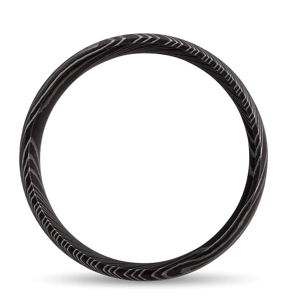 Men's Band in Damascus Steel, 7MM – Image 2 of 3
