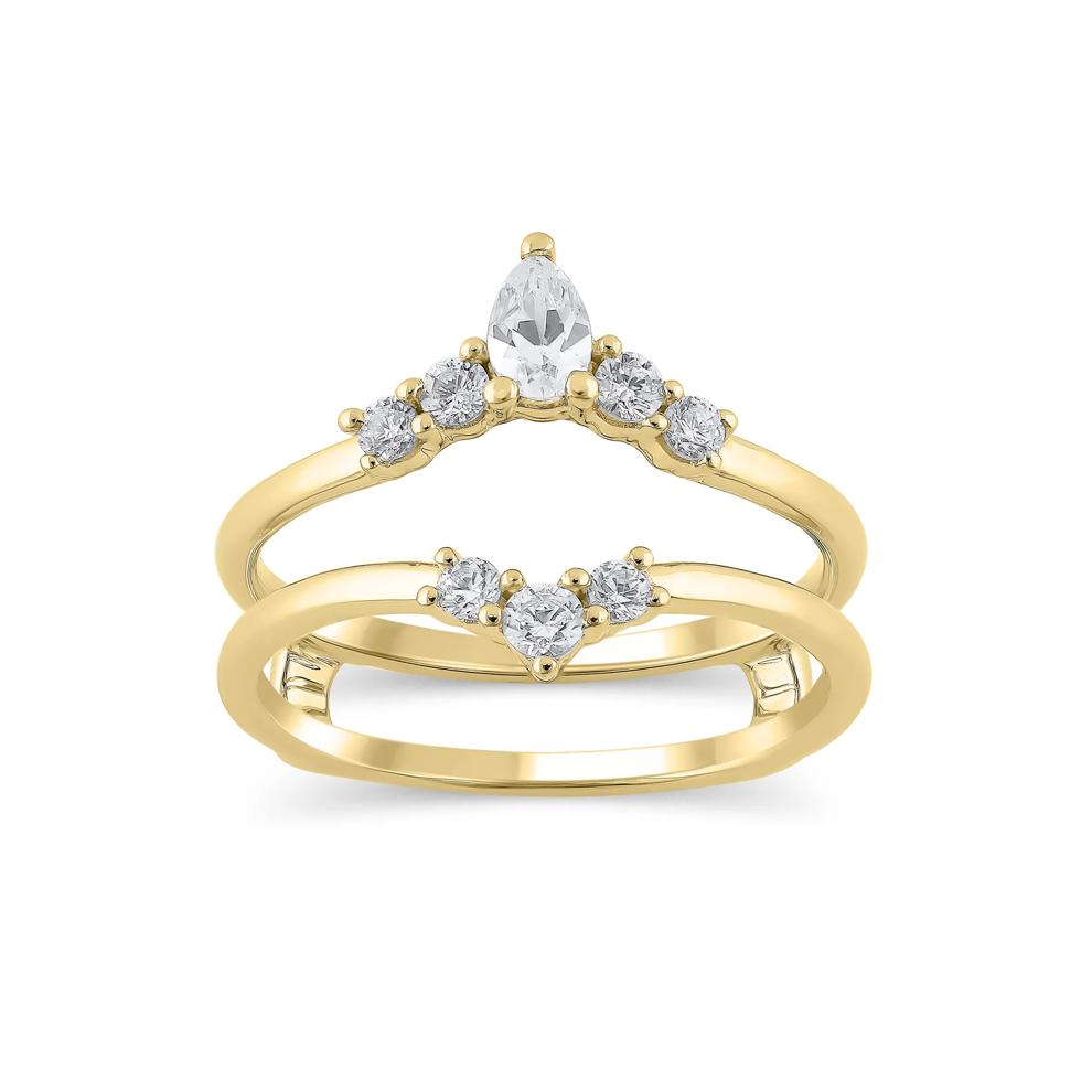 Lab Grown Diamond Ring Insert in 14K Yellow Gold (1/2 ct. tw.) – Image 1 of 3