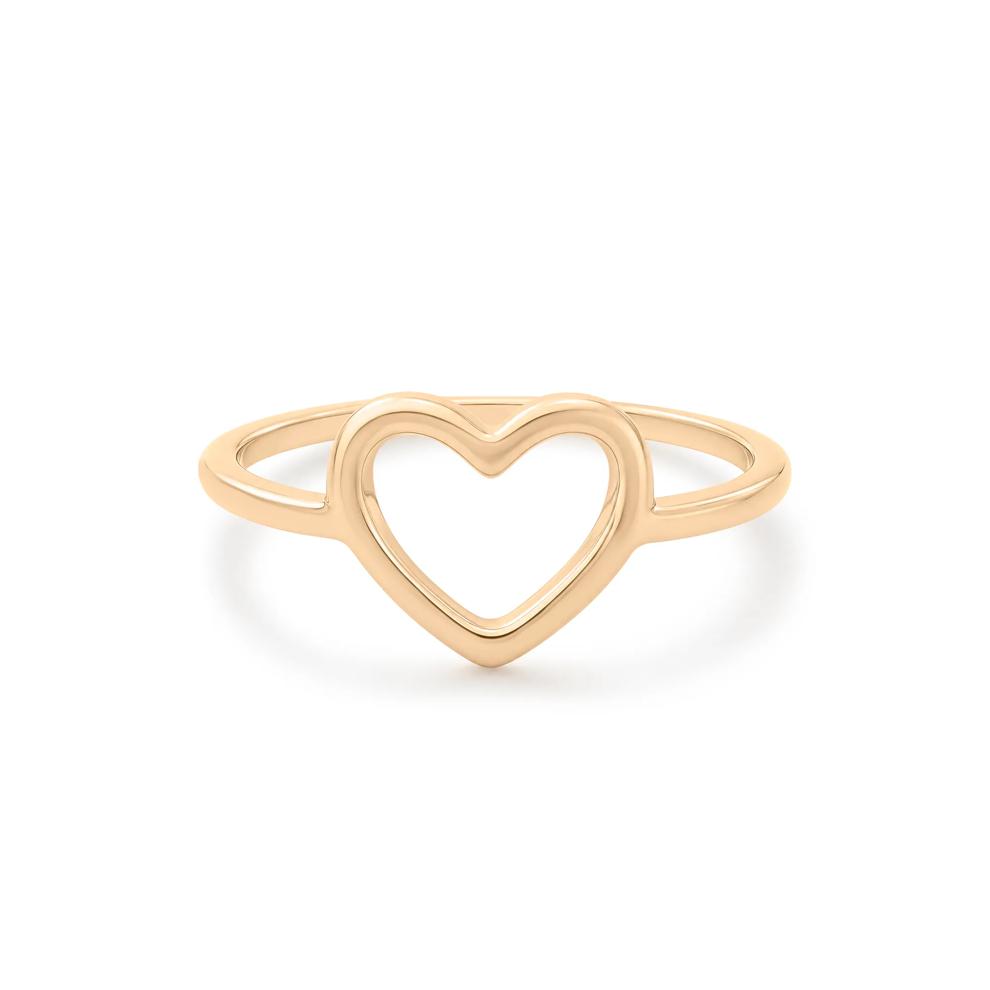 Heart Ring in 14K Gold Vermeil – Image 1 of 4