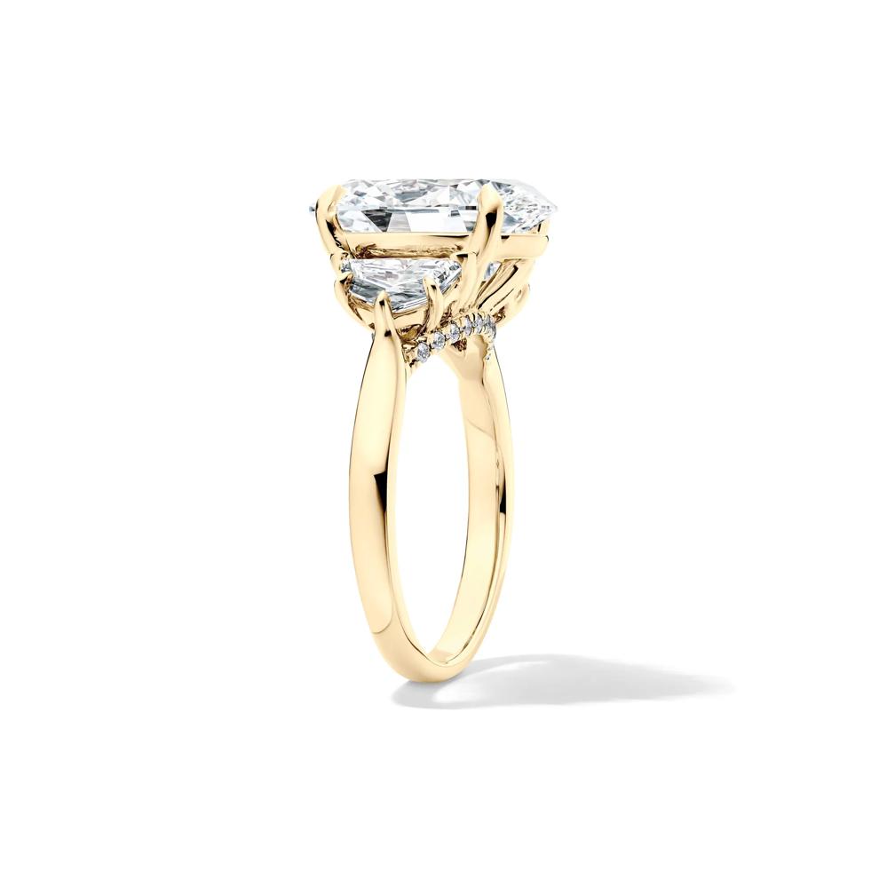 Penelope Lab Grown Diamond Engagement Ring in 14K Yellow Gold (5 7/8 ct. tw.) – Image 3 of 4
