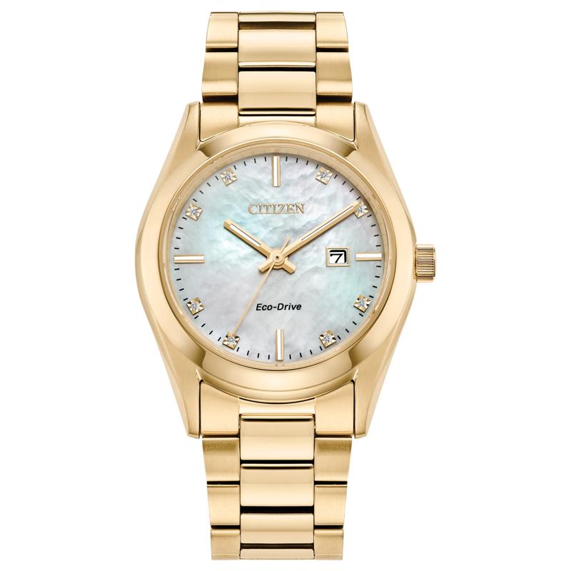 Gold-Tone Stainless Steel Ladies&rsquo; Watch – Image 1 of 1