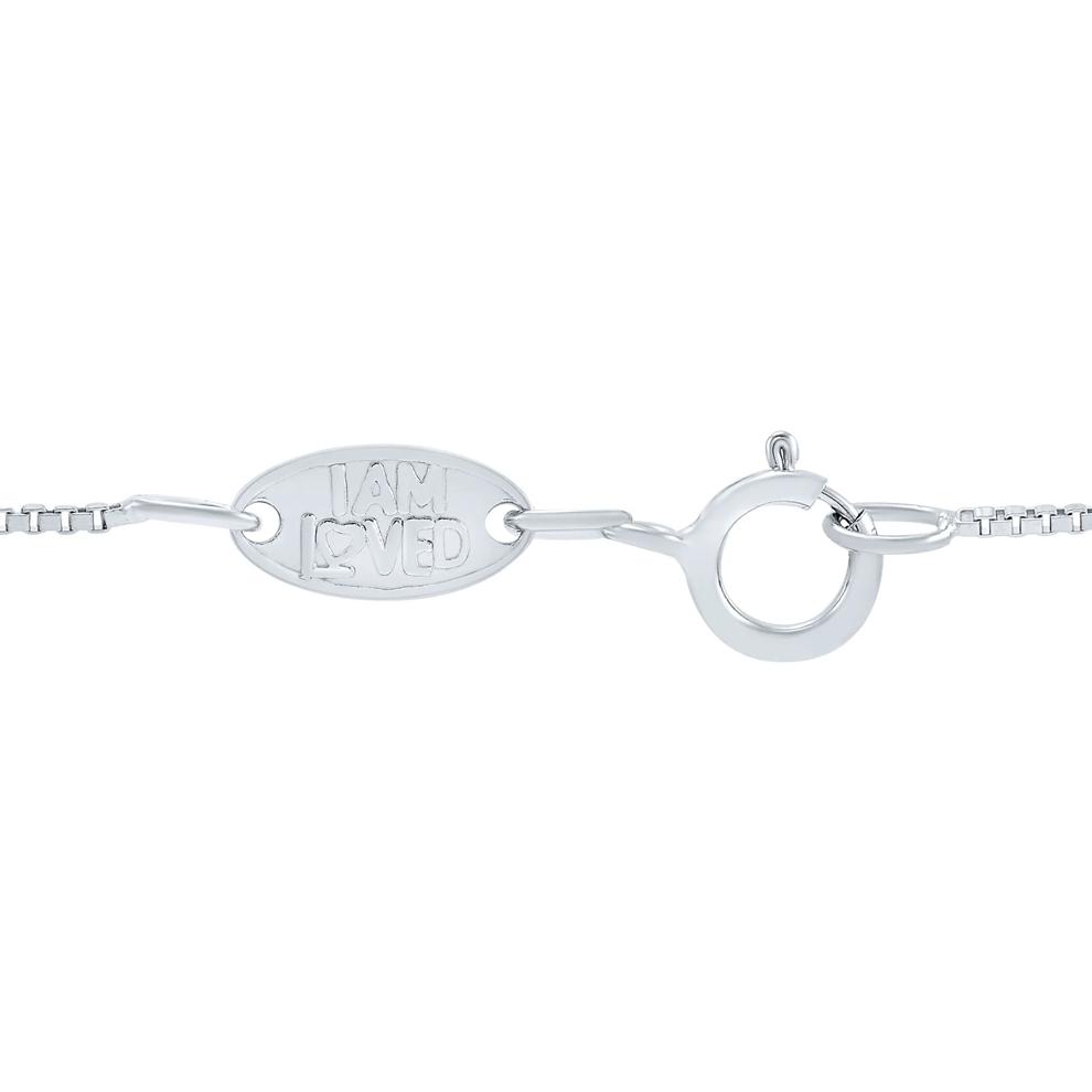 Diamond Accent Basketball Pendant in Sterling Silver and 14K Rose Gold – Image 4 of 4
