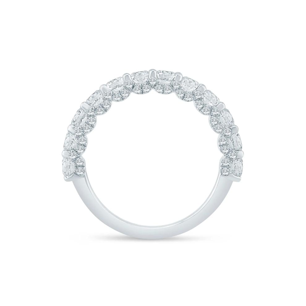 Lab Grown Diamond Wedding Band in 14K White Gold (1 1/2 ct. tw.) – Image 2 of 3