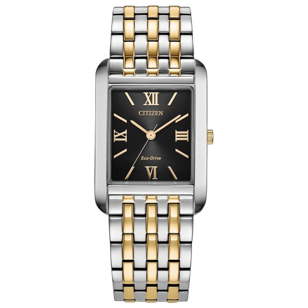 Men's Dress Classic Square Watch in Two-Tone Stainless Steel – Image 1 of 3