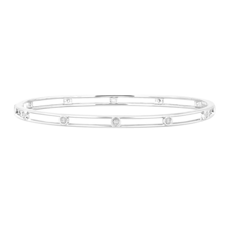 Diamond Bracelet in 10K White Gold &#40;1/4 ct. tw.&#41; – Image 1 of 1