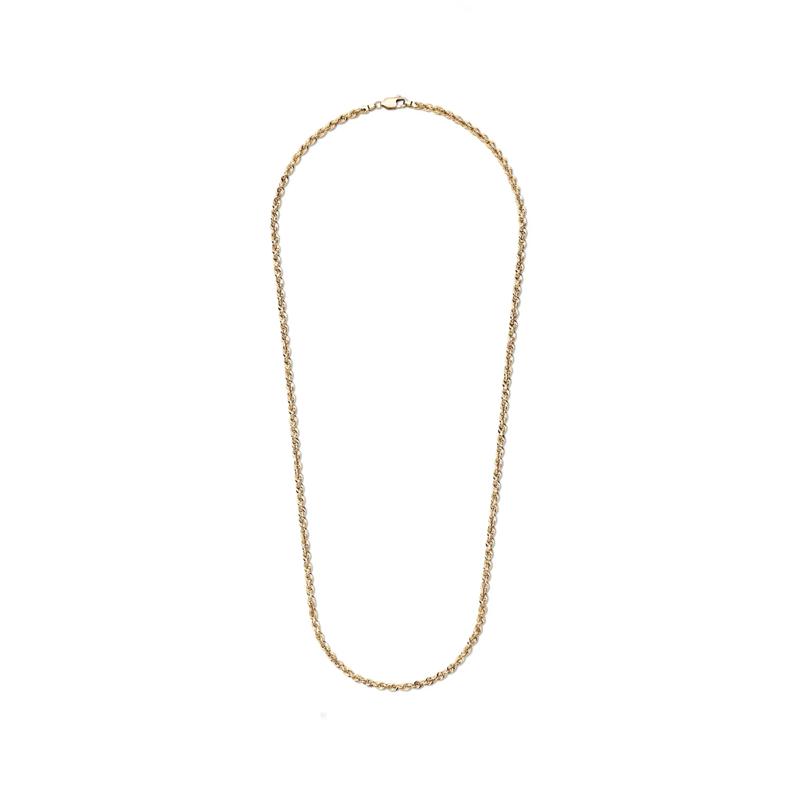 Heavy Hollow Rope Chain in 14K Yellow Gold , 2.9MM, 20&quot; – Image 2 of 3