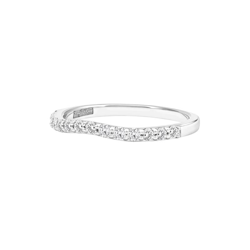 Leila Lab Grown Diamond Contour Band in Platinum &#40;1/3 ct. tw.&#41; – Image 5 of 5