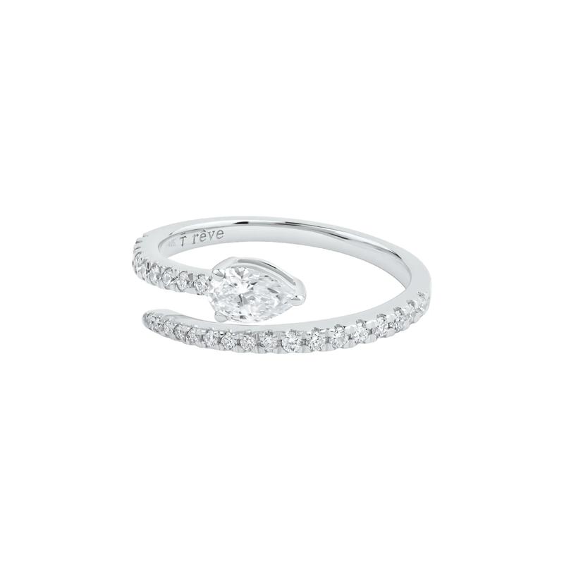 Kiki Lab Grown Diamond Wrap Wedding Band in 14K White Gold &#40;5/8 ct. tw.&#41;  – Image 4 of 5