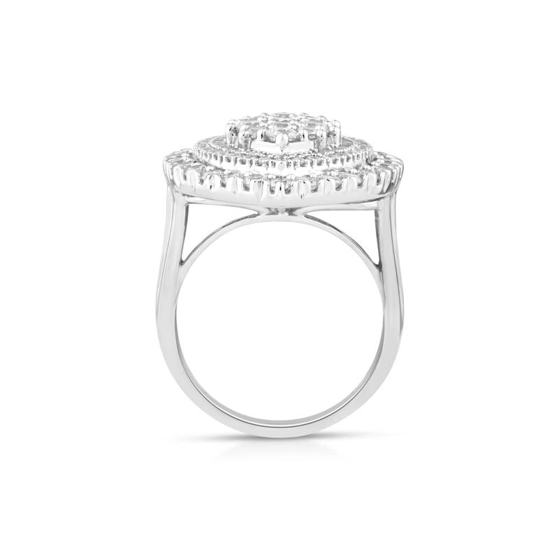 Lab Grown Diamond Multi-Halo Ring in 10K White Gold &#40;2 1/2 ct. tw.&#41; – Image 2 of 3