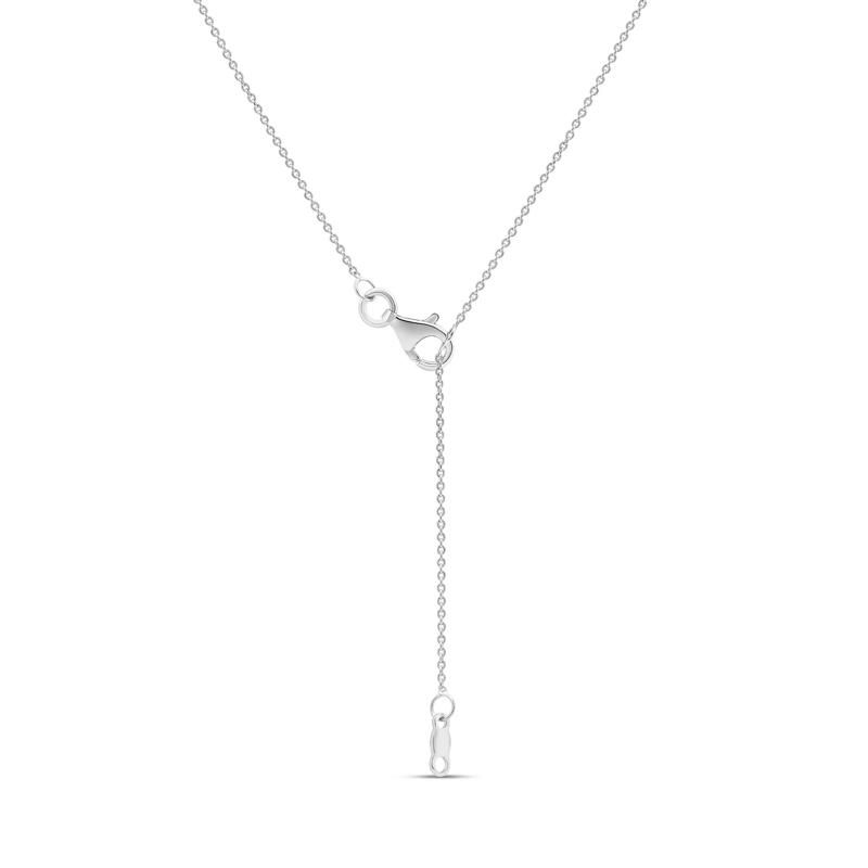 Lab Grown Diamond Oval Pendant in 14K White Gold &#40;3/4 ct. tw.&#41; – Image 3 of 3