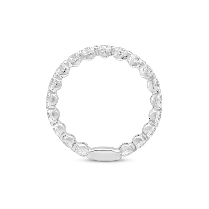 Round-Cut Sizeable Diamond Eternity Band in 14K White Gold &#40;2 ct. tw.&#41; – Image 2 of 3