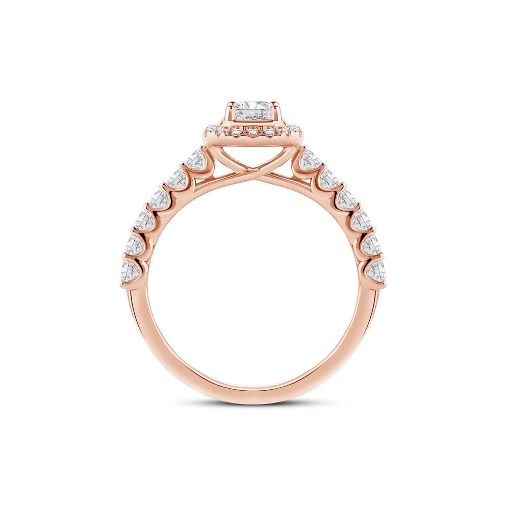 Radiant-Cut Diamond Engagement Ring in 14K Rose Gold (1 ct. tw.) – Image 2 of 4