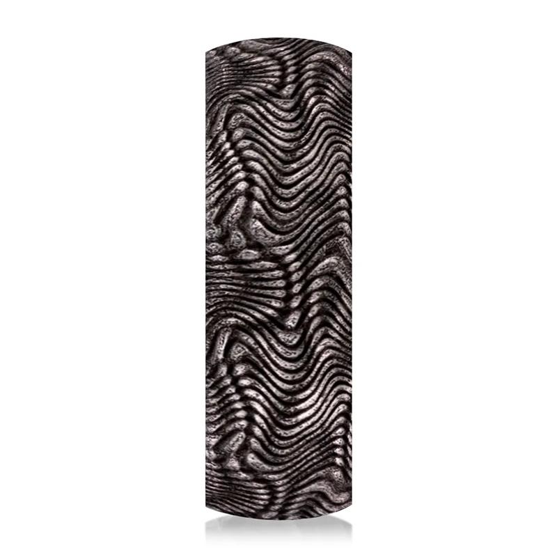 Men&#39;s Wedding Band with Snakeskin Pattern in Tantalum, 6mm – Image 3 of 3