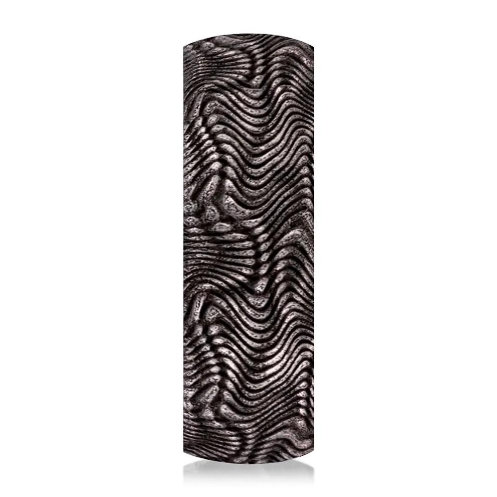 Men's Wedding Band with Snakeskin Pattern in Tantalum, 6mm – Image 3 of 3