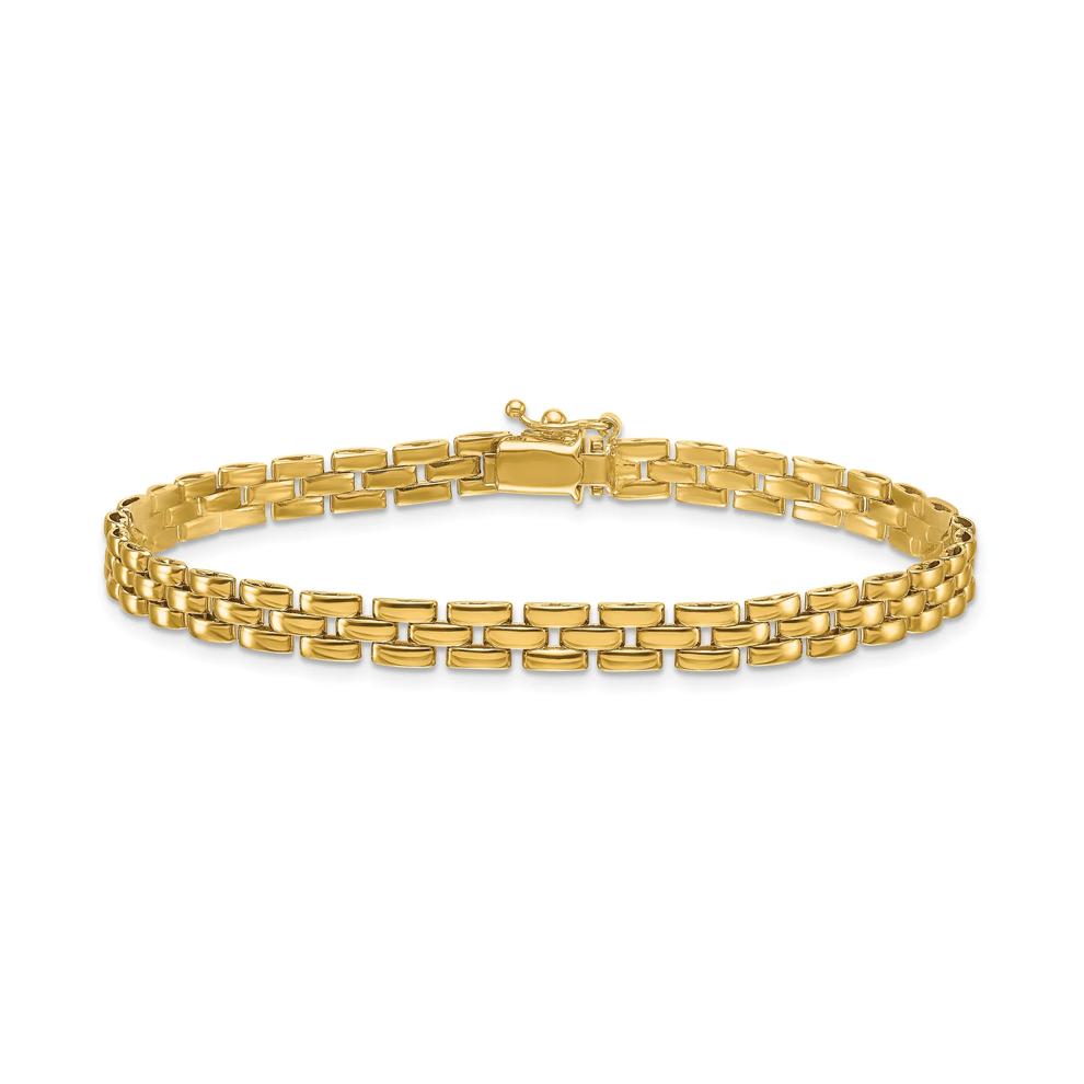Fancy Chain Bracelet in 14K Yellow Gold, 7.5" – Image 1 of 2