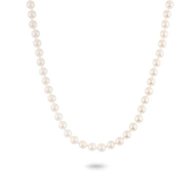 Cultured Freshwater Pearl Necklace in 14K Yellow Gold, 6 mm, 18”