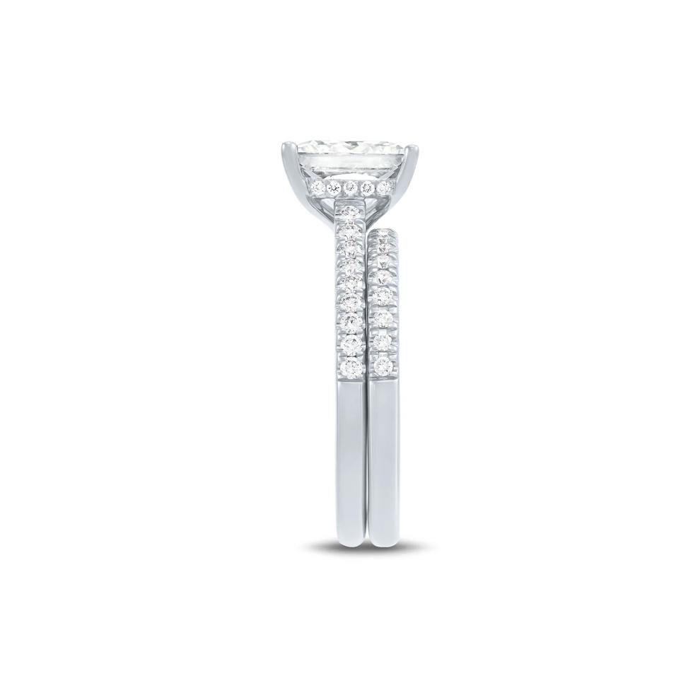 Lab Grown Diamond Wedding Set in 14K White Gold (3 1/2 ct. tw.) – Image 3 of 5