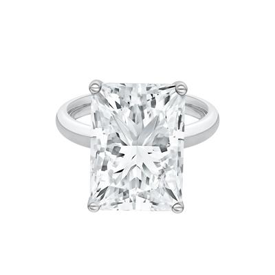 Lab Grown Diamond Radiant-Cut Solitaire Ring in Platinum (8 ct.)