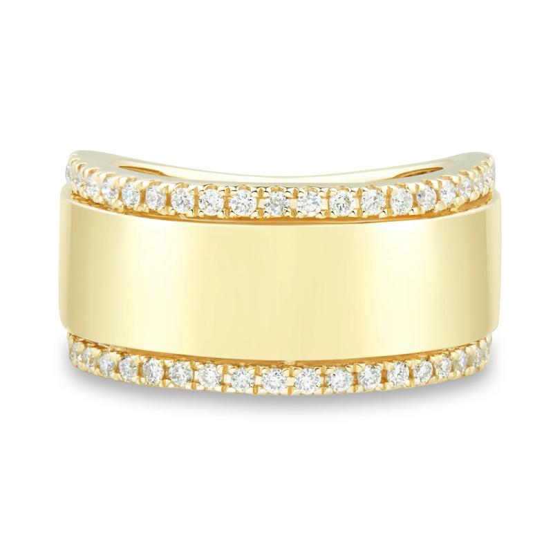 Lab Grown Diamond High Polish Band in 10K Yellow Gold &#40;1/3 ct. tw.&#41; – Image 1 of 3