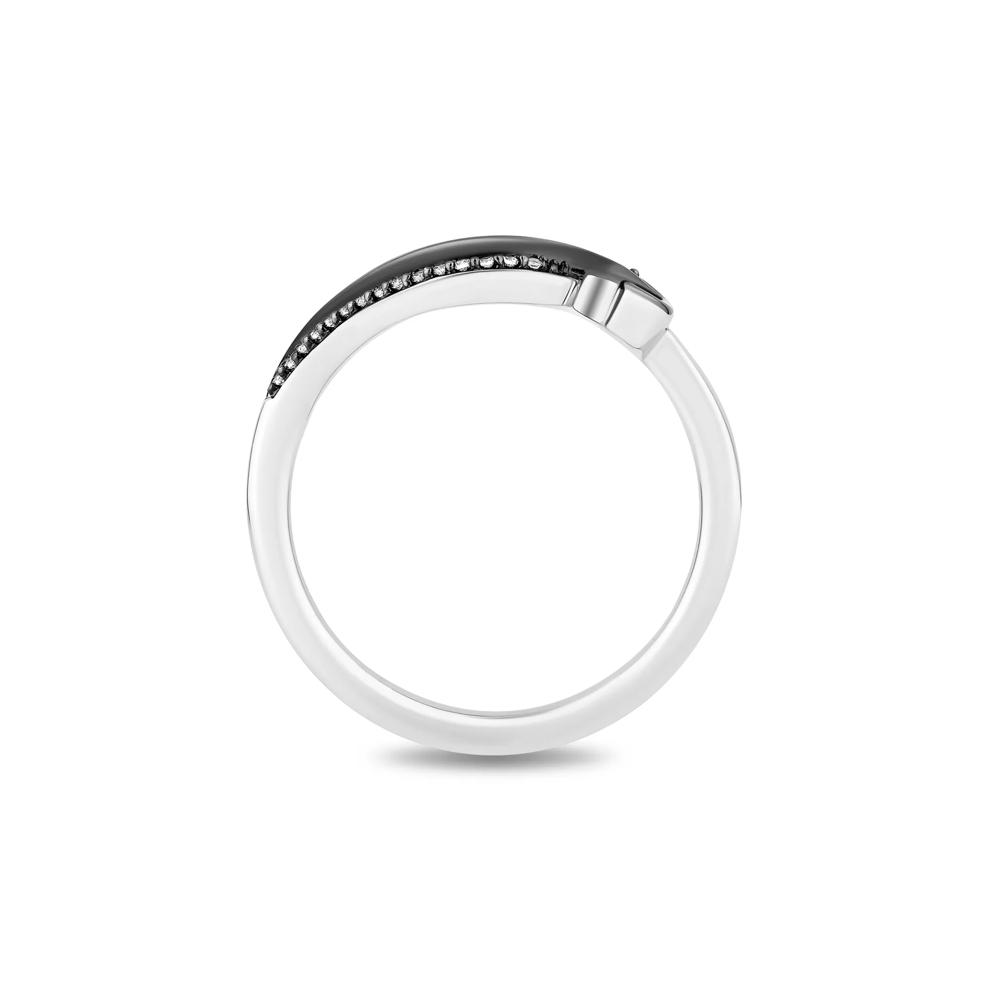 Maleficent Black Diamond &amp; Diamond Ring in Sterling Silver – Image 2 of 4