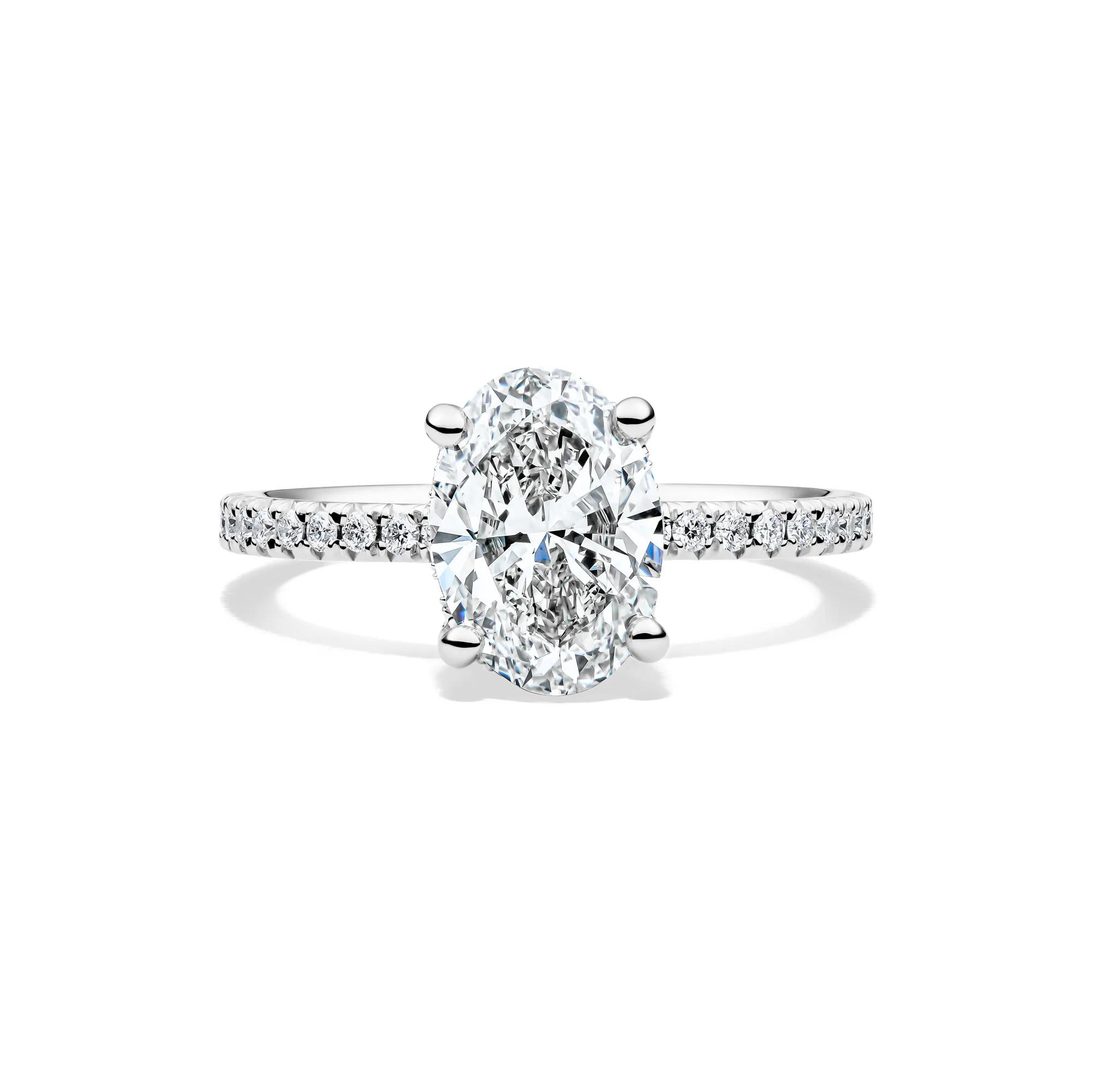 The 1915 Collection Oval Center Diamond Engagement Ring (2 3/8 ct