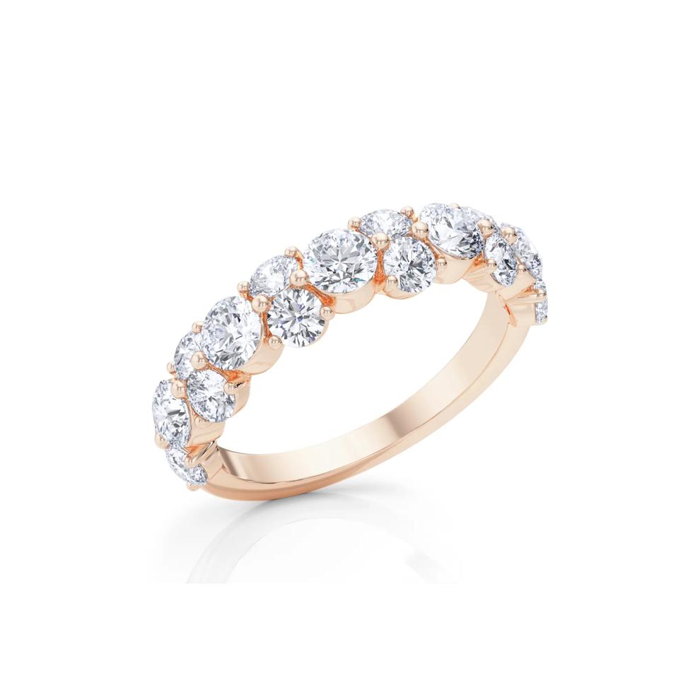  Lab Grown Diamond Anniversary Band in 14K Rose Gold (2ct. tw.) – Image 5 of 5