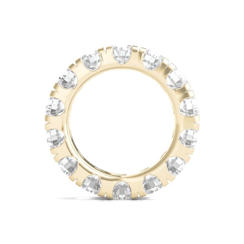 Round-Cut Diamond Eternity Band in 14k Yellow Gold &#40;7 ct. tw.&#41; – Image 2 of 3