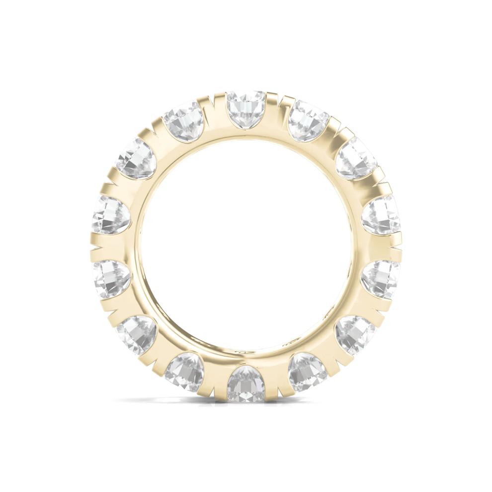 Round-Cut Diamond Eternity Band in 14k Yellow Gold (7 ct. tw.) – Image 2 of 3