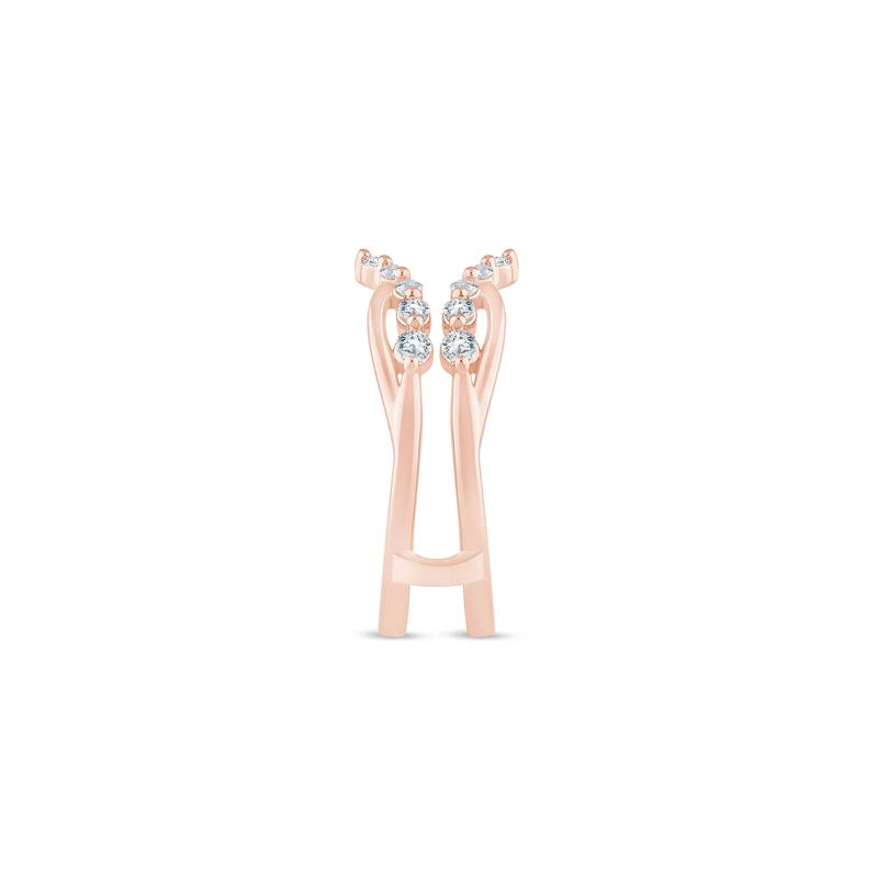 Lab Grown Diamond Open Insert in 14K Rose Gold &#40;1/3 ct. tw.&#41; – Image 3 of 3