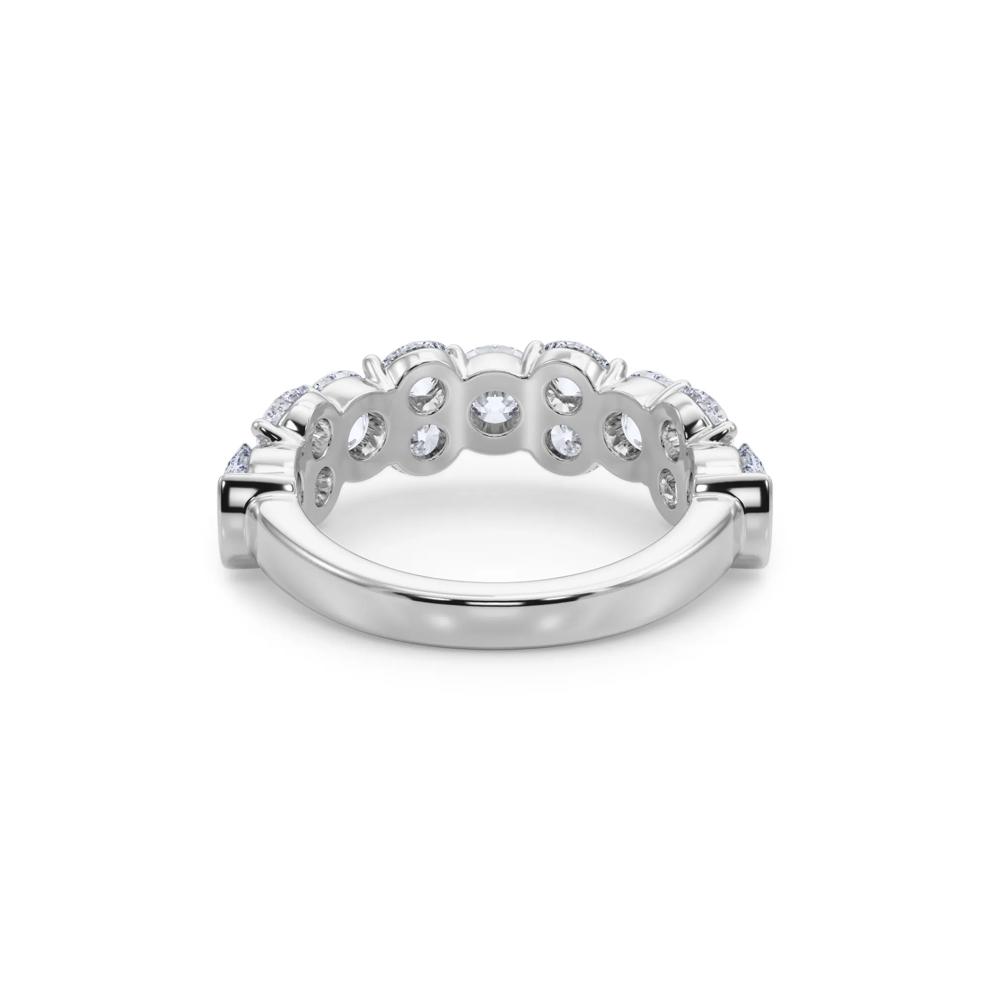 Staggered Diamond Band in Platinum (1 7/8 ct. tw.) – Image 4 of 5