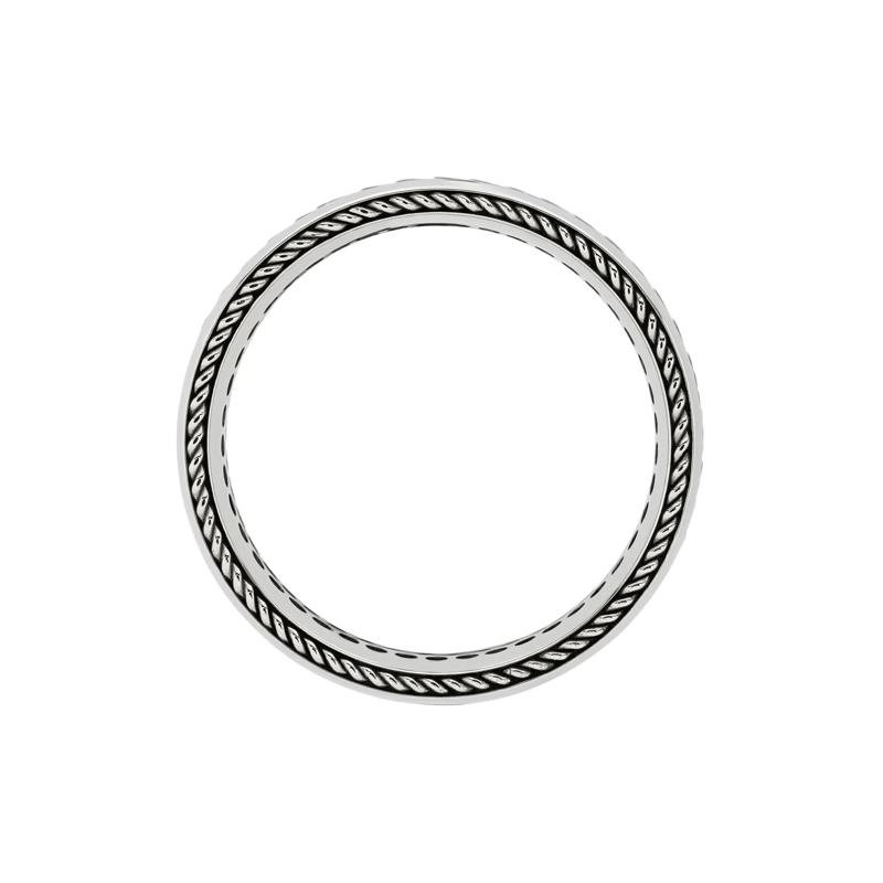 Men&#39;s Lab Grown Diamond Eternity Band in 10K White Gold &#40;2 ct. tw.&#41; – Image 2 of 3