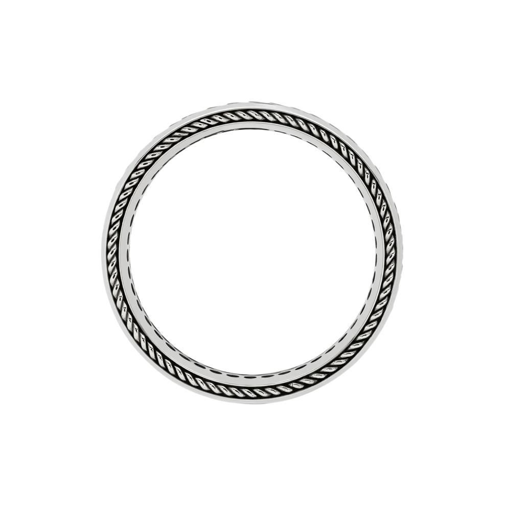 Men's Lab Grown Diamond Eternity Band in 10K White Gold (2 ct. tw.) – Image 2 of 3