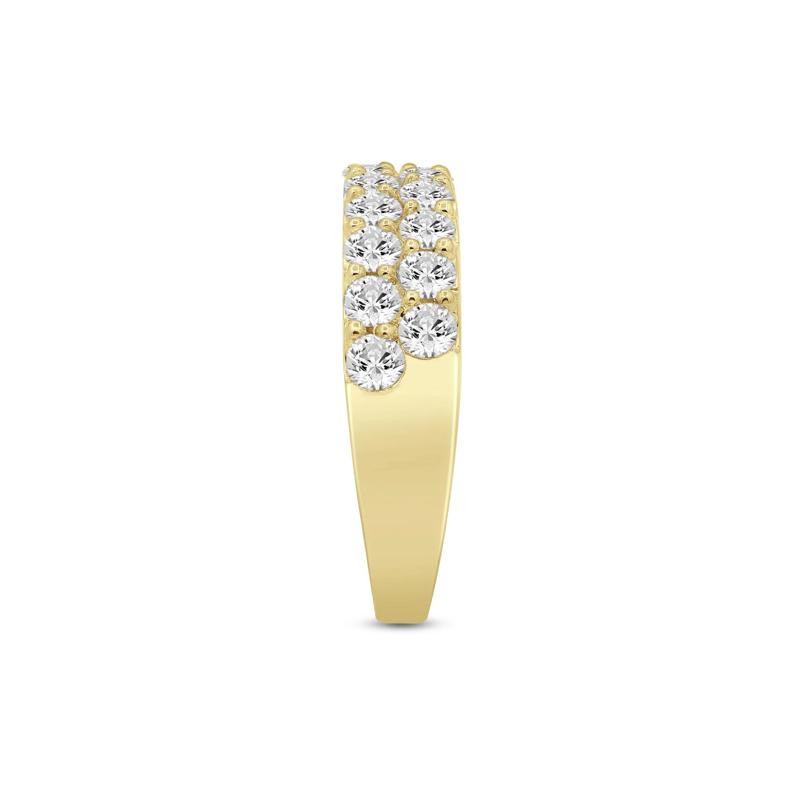 Wide Diamond Anniversary Band in 14K Yellow Gold &#40;1 1/2 ct. tw.&#41; – Image 3 of 3